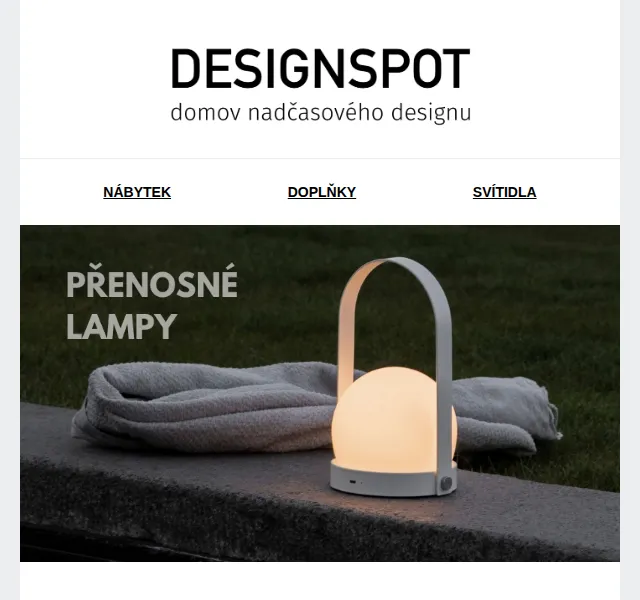 DESIGNSPOT: Designové lampy na zahradu – červen 2026 | Nuslet.cz