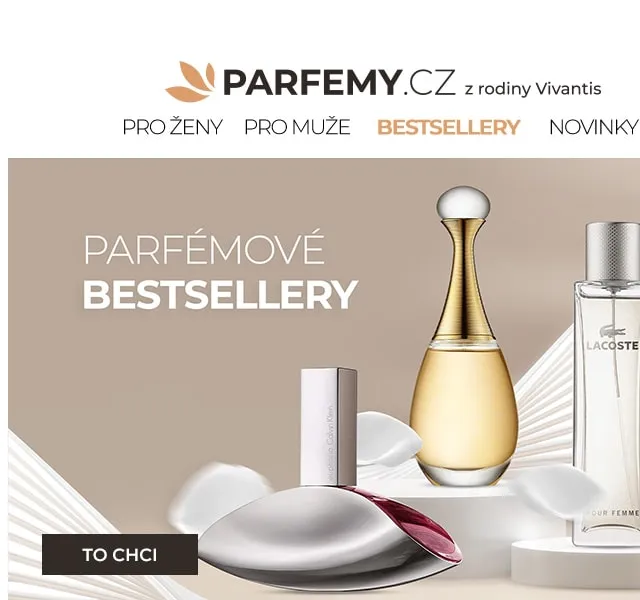 Parfemy.cz: Parfémové bestsellery za skvělé ceny – červen 2026 | Nuslet.cz