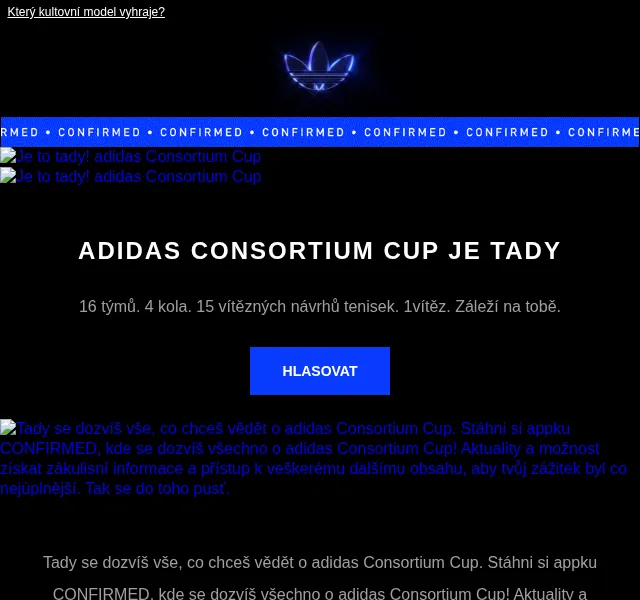 Adidas: adidas Consortium Cup – červen 2026 | Nuslet.cz