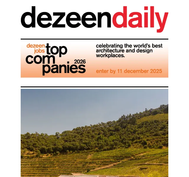 Dezeen Daily: Novinky z architektury a designu – červenec 2026 | Nuslet.cz