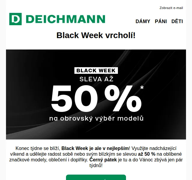 Deichmann: sleva až 50 % na tenisky Nike, Adidas, Puma – duben 2026