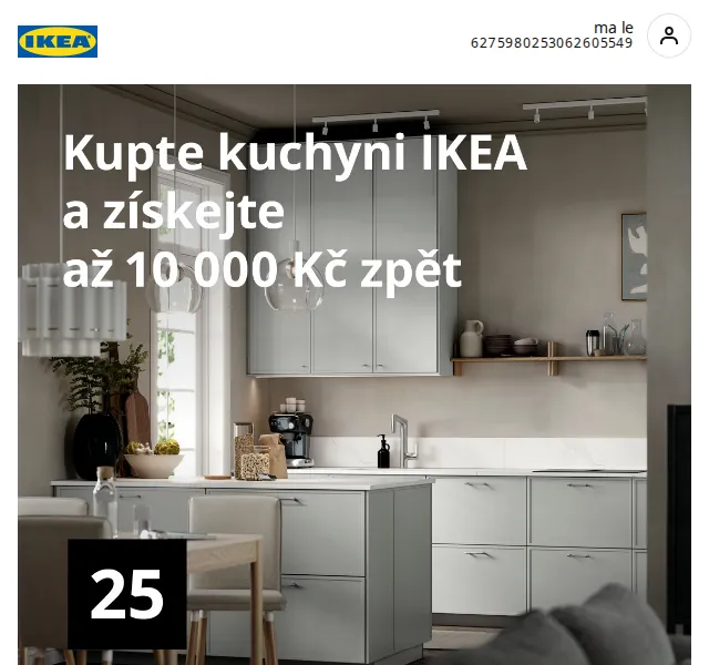 IKEA: kuchyně až 10 000 Kč zpět – březen 2026