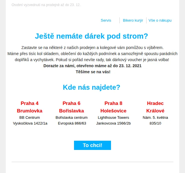 Czbikero: dárkový voucher poslední šance – červen 2026 | Nuslet.cz