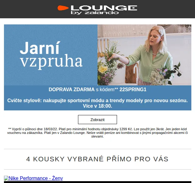 Lounge by Zalando: Nike a Guess slevy až 75 % – červen 2026 | Nuslet.cz