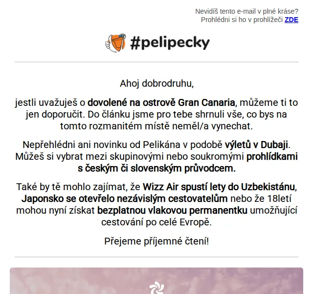 Tereza z Pelipecky.cz: Výlety v Dubaji od Pelikána a tipy na dovolenou – červenec 2026 | Nuslet.cz