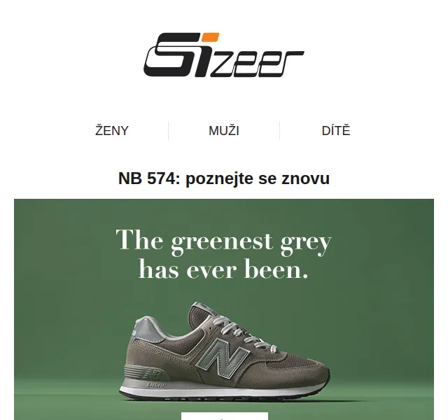 Sizeer: New Balance 574 v recyklovaném provedení – červen 2026 | Nuslet.cz