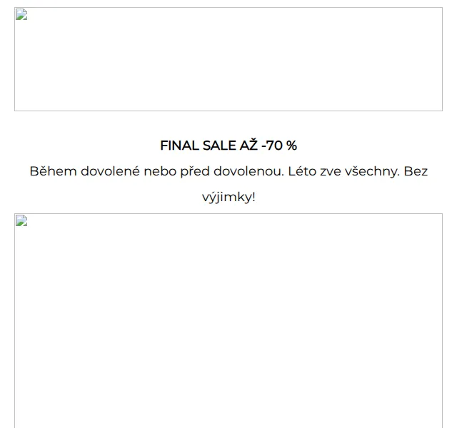 ANSWEAR: Výprodej FINAL SALE až -70 % – červen 2026 | Nuslet.cz