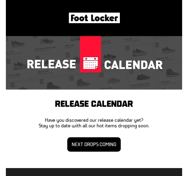 Foot Locker Europe: RELEASE CALENDAR – červen 2026 | Nuslet.cz