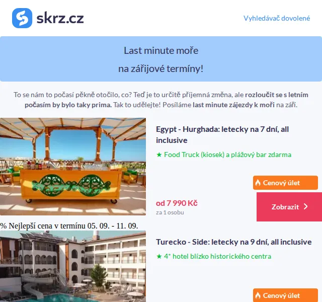 Vánoce na Skrz: Last minute dovolená od 7 990 Kč – září 2026 | Nuslet.cz