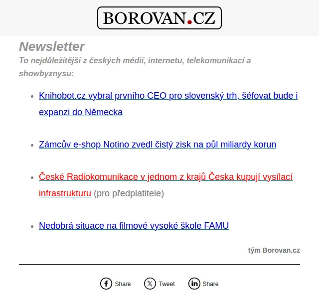 Aleš Borovan: Knihobot CEO Slovensko, Notino zisk 500 mil. – červen 2026 | Nuslet.cz
