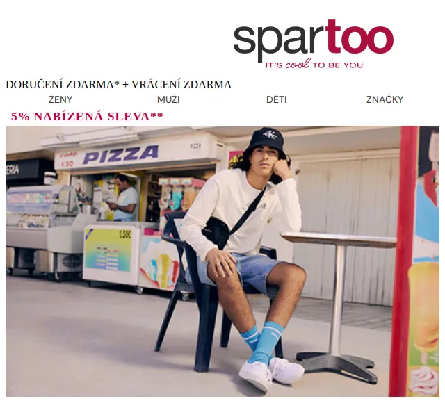 Spartoo.cz: 5 % sleva na Skate — červen 2026 | Nuslet.cz