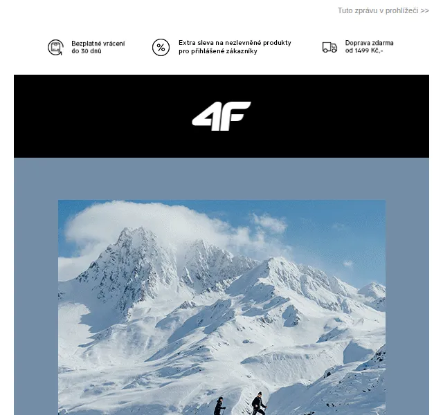 4F: Kolekce funkčního oblečení na skituring – červen 2026 | Nuslet.cz