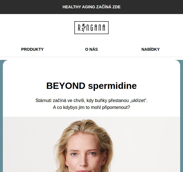 RINGANA: BEYOND spermidine – červenec 2026 | Nuslet.cz