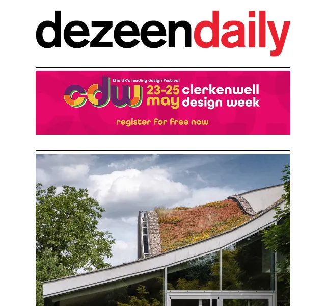 Dezeen Daily: Grass-topped home & mexická architektura – červen 2026 | Nuslet.cz