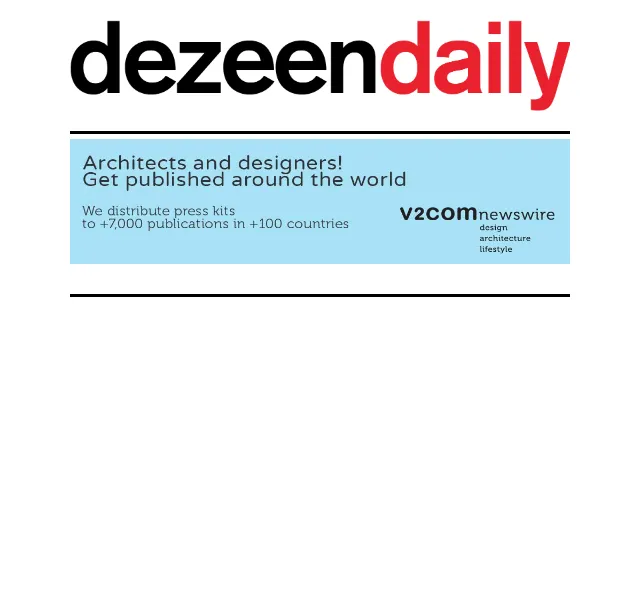 Dezeen Daily: Architektonické novinky – červenec 2026 | Nuslet.cz