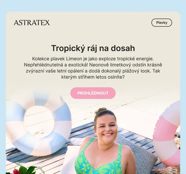 Kolekce plavek Limeon a Roselux 2026 | Astratex