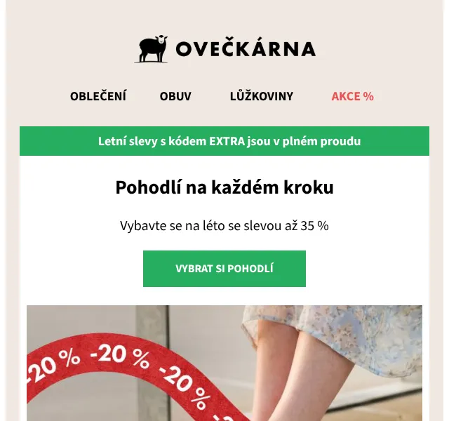 Ovečkárna: slevy až -35 % na oblečení – červen 2026 | Nuslet.cz