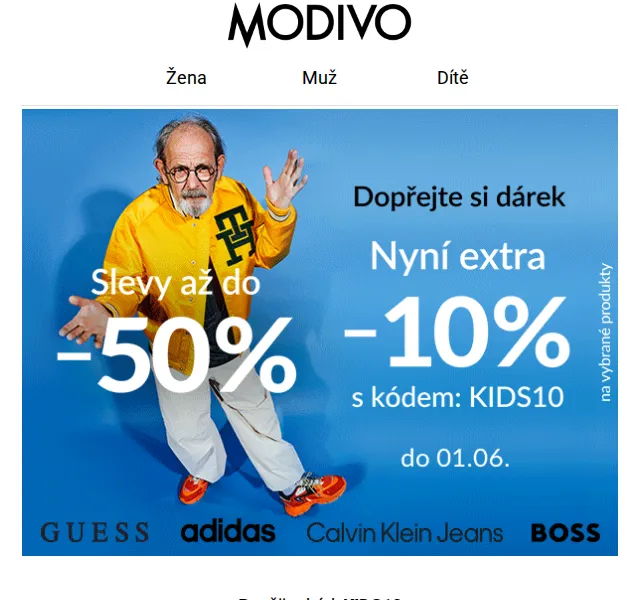 Modivo: Slevy do -50 % na módu – červen 2026 | Nuslet.cz
