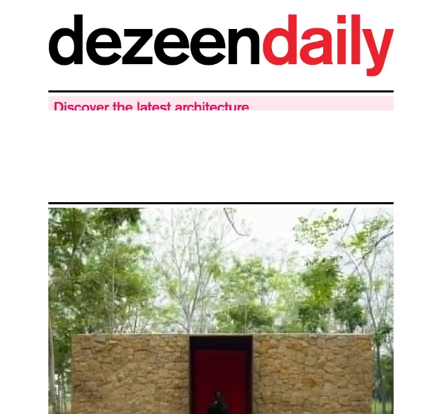 Dezeen Daily: architektura a design – červenec 2026 | Nuslet.cz