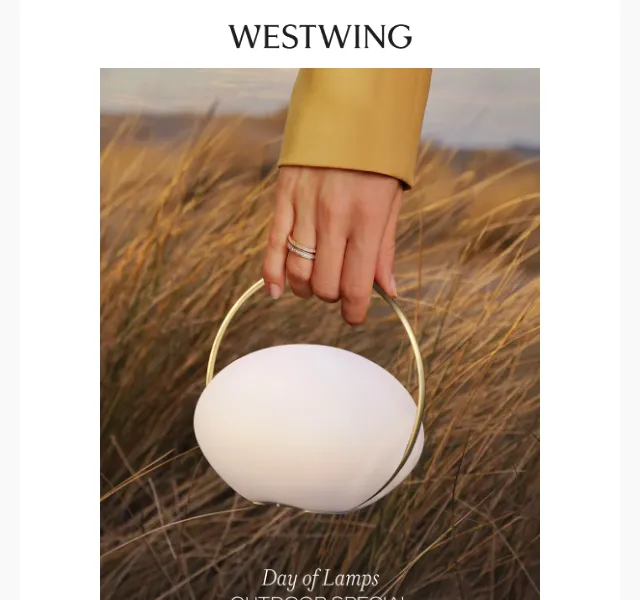 Westwing: 750+ exteriérových svítidel – květen 2026 | Nuslet.cz
