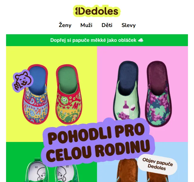 Dedoles: Nejpohodlnější papuče na nový rok – červen 2026 | Nuslet.cz
