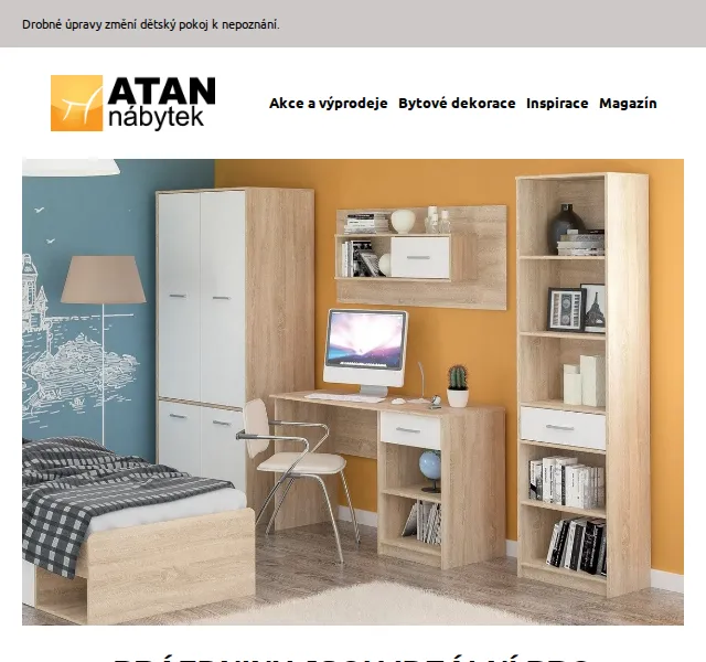 ATAN nábytek: Dětský pokoj DOMINO od 9 950 Kč – červenec 2026 | Nuslet.cz