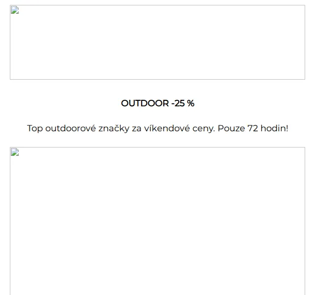 ANSWEAR: OUTDOOR sleva 25% – červen 2026 | Nuslet.cz