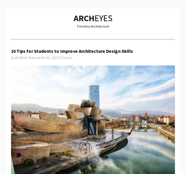 ArchEyes: 10 tipů pro studenty architektury – červen 2026 | Nuslet.cz