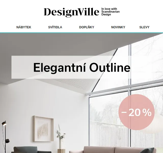 DesignVille: Kolekce Outline od Muuto – 20% sleva – červen 2026 | Nuslet.cz