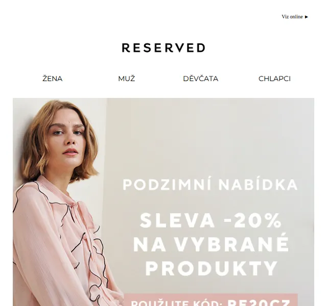 RESERVED: -20 % na vybrané modely s kódem – červen 2026 | Nuslet.cz