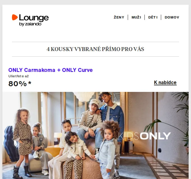 Lounge by Zalando: až 80 % sleva na ONLY, TOM TAILOR, ASICS – duben 2026