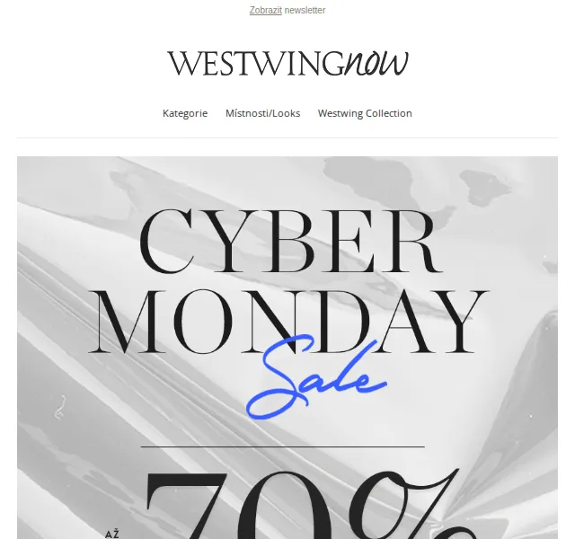 Westwing: Až -70 % na nábytek, bytový textil a dekorace – červen 2026 | Nuslet.cz