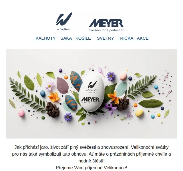 Meyer Wegener: Velikonoční kolekce – červen 2026 | Nuslet.cz