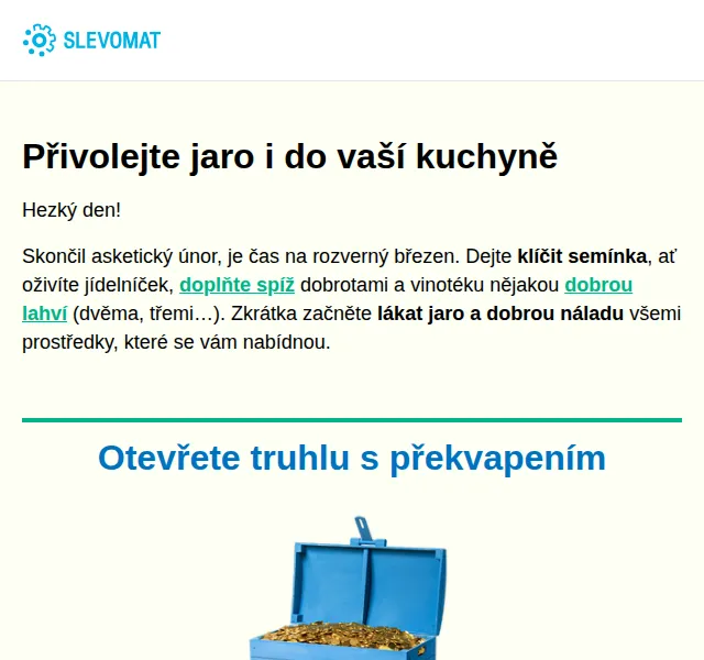 Slevomat: Jarní zásoby a dárkové balíčky – červen 2026 | Nuslet.cz
