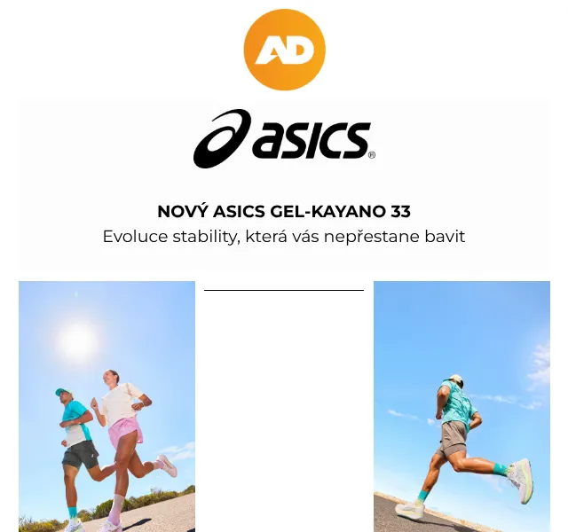 AD Sport: ASICS GEL-KAYANO 33 – červen 2026 | Nuslet.cz