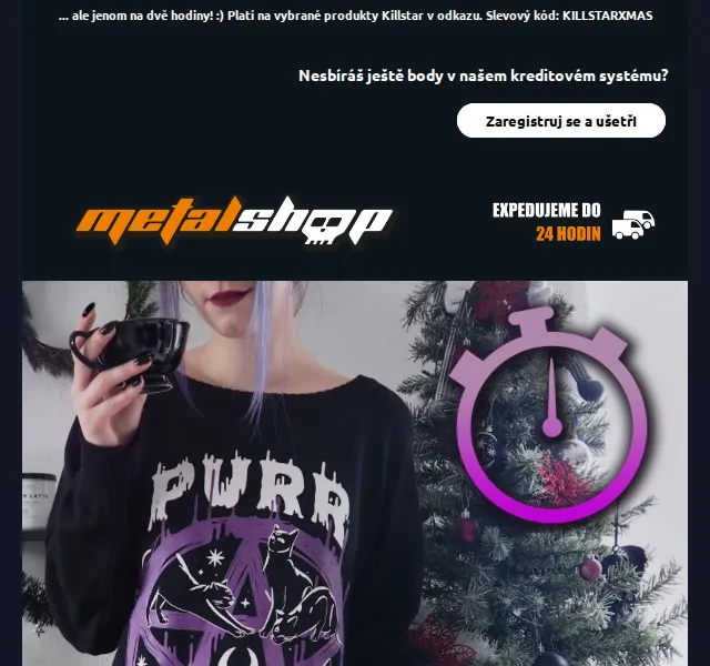 METALSHOP: 15% sleva na Killstar – červen 2026 | Nuslet.cz