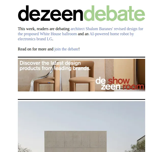 Dezeen Daily: Debata o parametrických stadionech – červen 2026 | Nuslet.cz