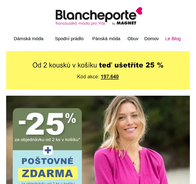 Blancheporte: Halenky z nových materiálů – červen 2026 | Nuslet.cz