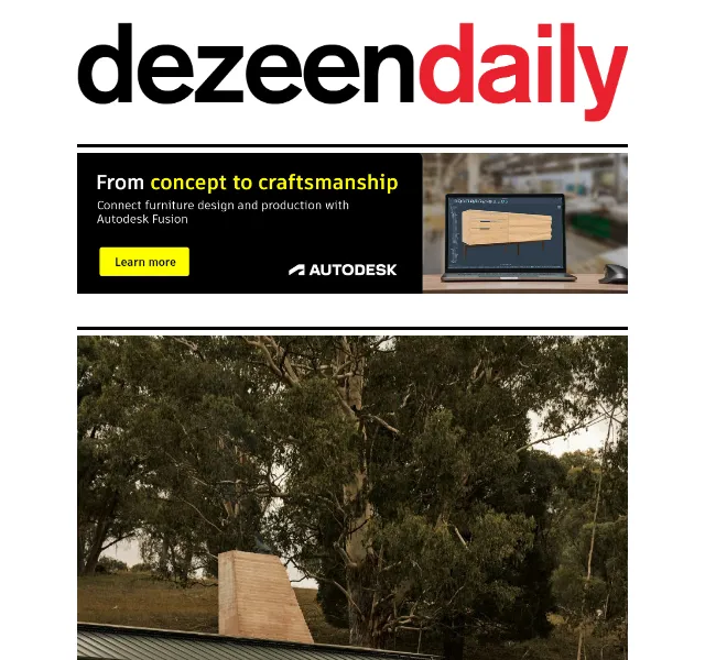 Dezeen Daily: Novinky z architektury – červen 2026 | Nuslet.cz