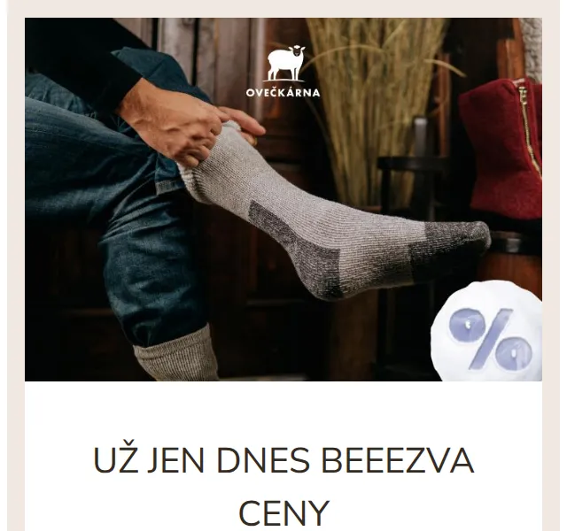 Ovečkárna: Huňatý výprodej se slevami až 30 % – červen 2026 | Nuslet.cz