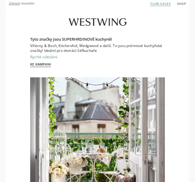 Westwing: PrĂŠmiovĂŠ kuchyĹskĂŠ znaÄŤky Villeroy & Boch, KitchenAid â€“ ÄŤervenec 2026 | Nuslet.cz