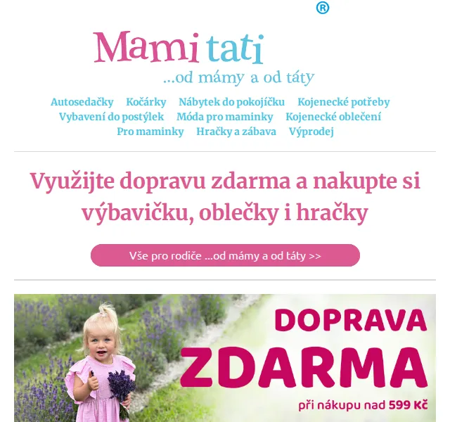 Mamitati.cz: Doprava ZDARMA + šatičky Madeira – červenec 2026 | Nuslet.cz