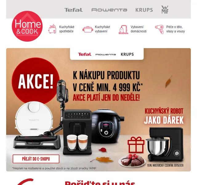 Home & Cook: Robot jako dárek k nákupu – červen 2026 | Nuslet.cz