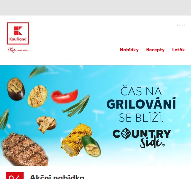 Kaufland: Countryside grily a příslušenství – červen 2026 | Nuslet.cz