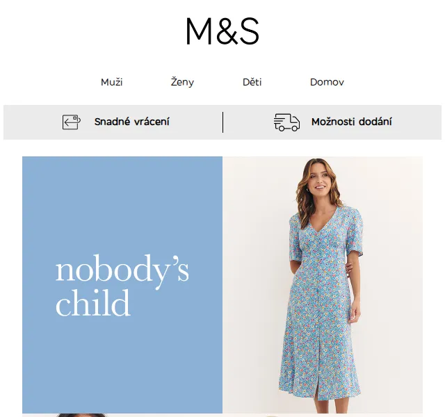 Marks and Spencer: Letní šaty Nobody’s Child a Jaeger – červenec 2026 | Nuslet.cz