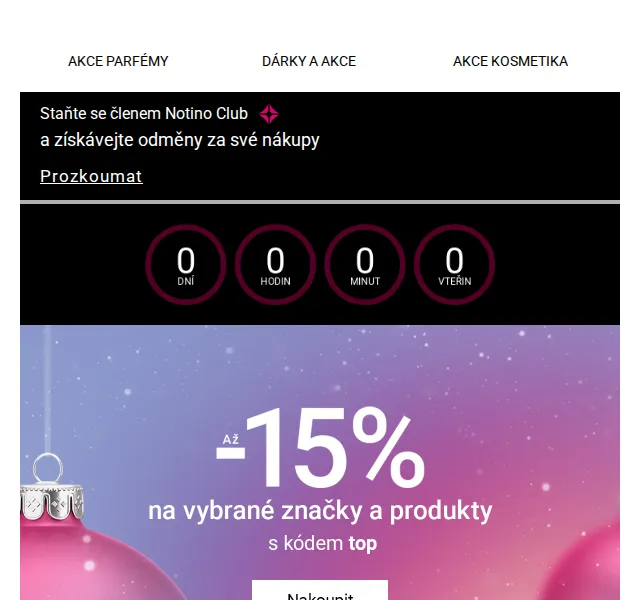 Notino: Až 15% sleva na stovky must-haves – červenec 2026 | Nuslet.cz