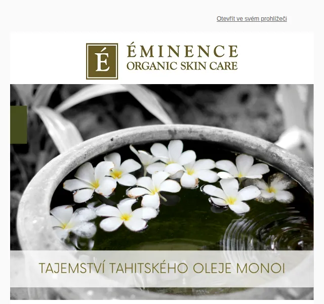 ORGANIC CARE: Tajemství oleje monoi – červen 2026 | Nuslet.cz