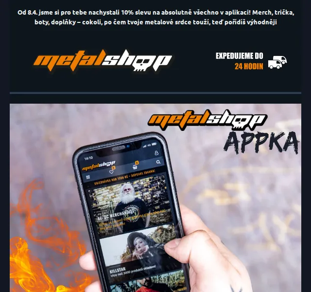 METALSHOP: 10% sleva na vše v aplikaci – červen 2026 | Nuslet.cz