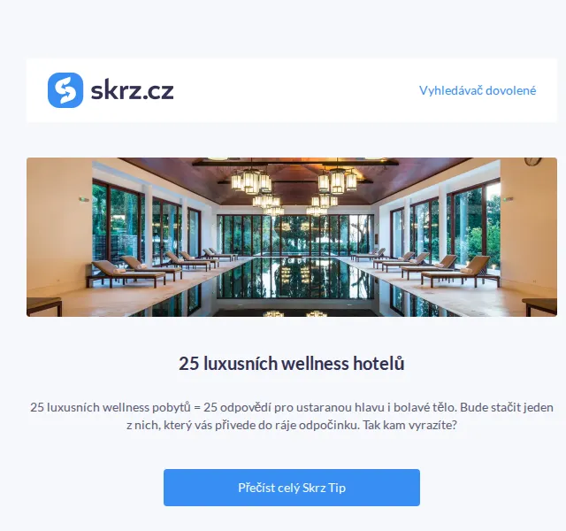 Skrz.cz: luxusní wellness pobyty se slevou až 45 % – červen 2026 | Nuslet.cz