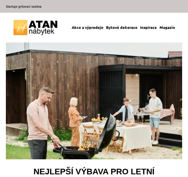 ATAN nábytek: Grily a příslušenství od 340 Kč – červen 2026 | Nuslet.cz